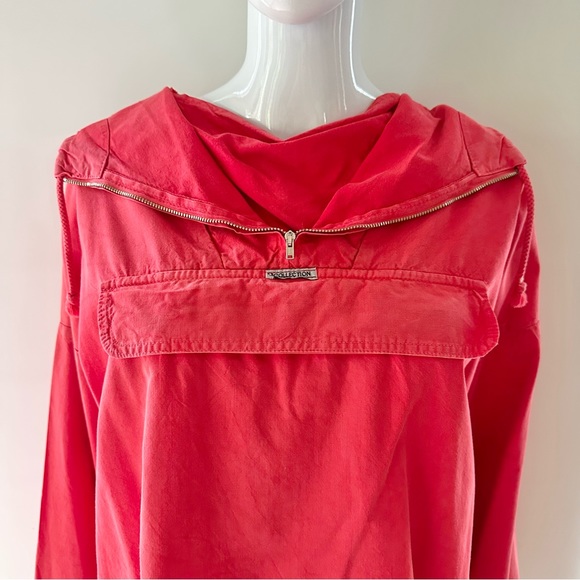RCollection red cotton poplin hoodie. Women’s Medium. - Picture 2 of 11